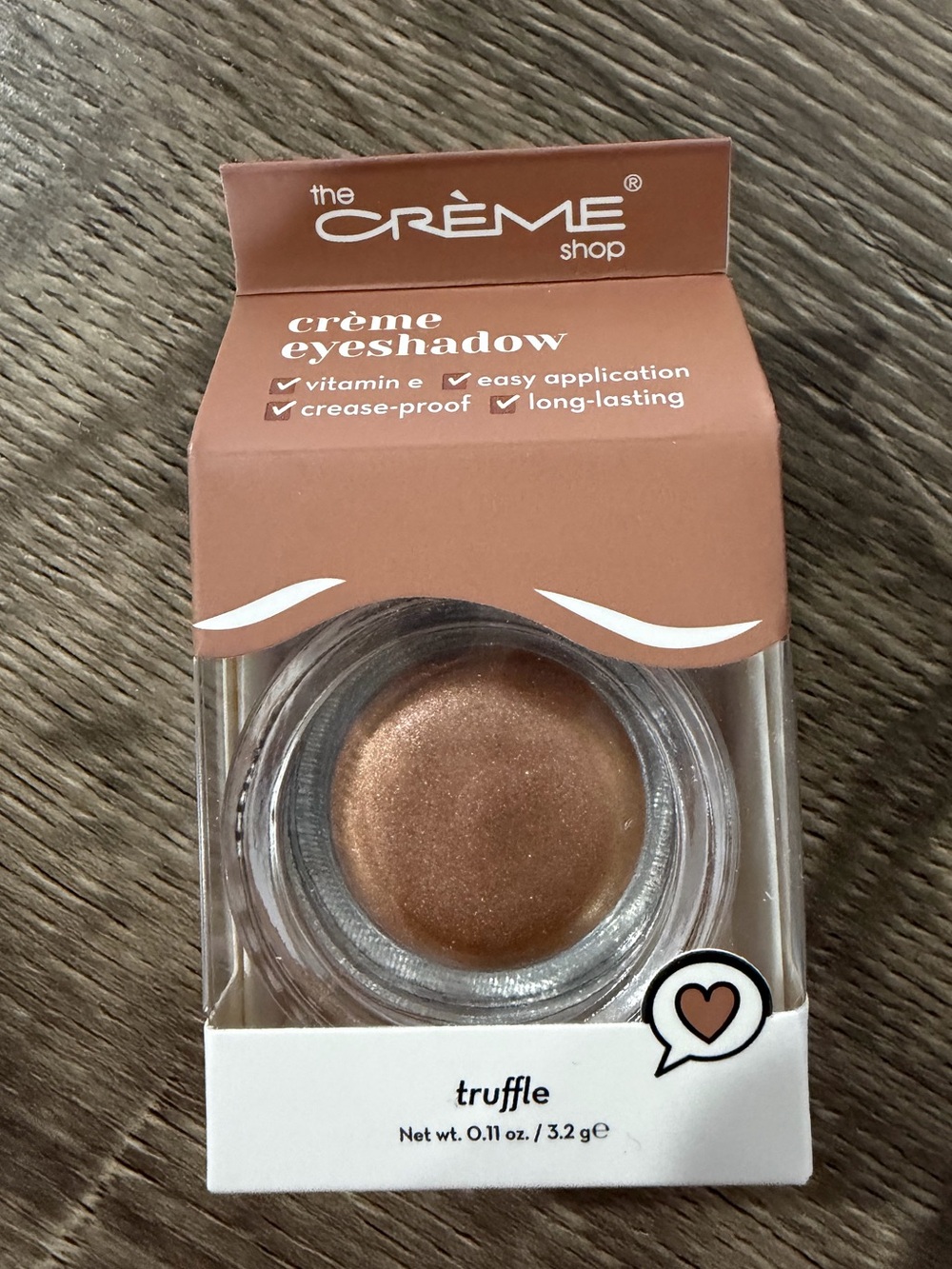 The Creme Shop Creme Eyeshadow in Truffle NEW
